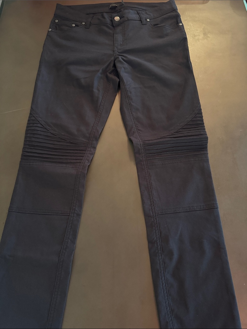 Prana Black Women’s Moto-Style Skinny Jeans